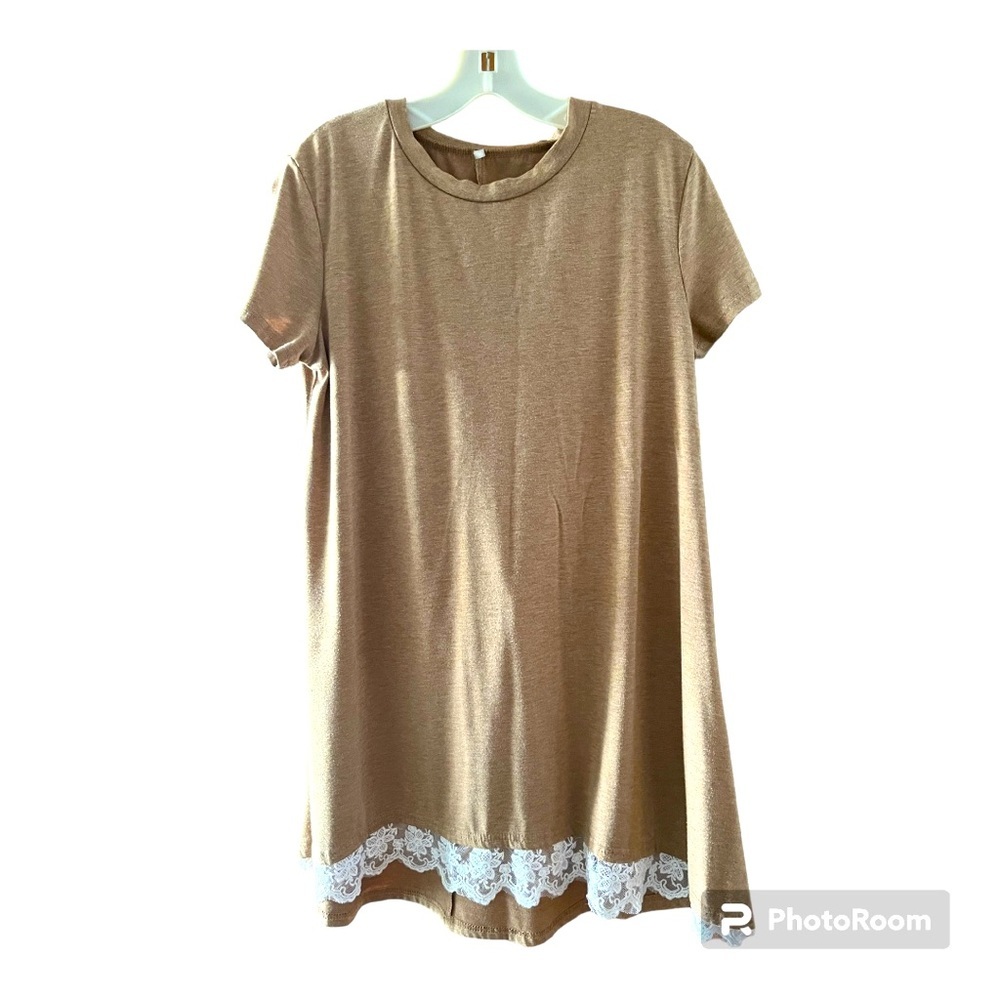 Mocha T-Shirt Style Tunic • M